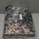 RUGSURE Washable Area Rugs - Perfect for Living Room, Bedroom, Kids Room, Nursery - Stain & Water Resistant Non-Slip, Pet & Child Friendly, Vintage Tribal Area Rugs (Rust, 4' x 6')