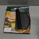 Cuisinart 6.5" Cast Iron Smashed Burger Press, Round Flat Edge Grill Press for Crispy Smash Burgers, Burger Tool for Grill and Griddle Accessories, for BBQs and Tailgates