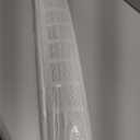 Sunbox Cordless Bamboo Roman Shade Blind, Woven Wood Roman Shades, Light Filtering Natural Bamboo Shades for Windows, French Doors, 31.5" W x 64" H, Pearly White