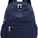 Tanweibago Mini Nylon Women Backpacks,11L Small Ladies backpacks Casual Lightweight Women Shopping Travel Daypack (Navy Blue)