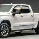Window Rain Guards for 2019-2026 Chevy Silverado/GMC Sierra 1500 Double Cab, Window Vent Wind Visors Shades Deflectors for 20-26 Silverado/Sierra 2500HD 3500HD