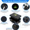 Hrensaw Large Outdoor Electrical Box Waterproof(12.5x8.5x5inch),IP54 Waterproof Outdoor Outlet Covers,Weatherproof Extension Cord Covers Protect Outlet,Plug,Timer,Power Strip,Holiday Light,Black