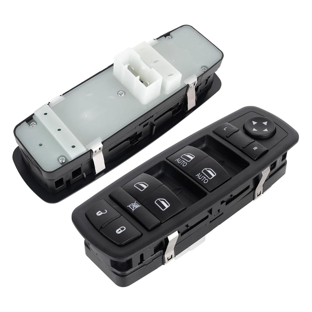BlueStars Driver Side Master Power Window Switch 8+3 Pins Replacement for 2011-2022 Dodge Durango Jeep Grand Cherokee – Replaces 68086693AC 68086693AD 68086693AE