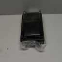 GSlife Sink Caddy Kitchen Sink Organizer - Large All-in-One Sponge Holder with Towel Holder, Rust Resistant Countertop Caddy with Drip Tray and Hooks for Brush, Gloves, Drying Hanger, Black