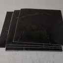 NUFLR Peel and Stick Floor Tile Waterproof, Black Marble Vinyl Flooring, Peel and Stick Flooring Durable for Update Bathroom Kitchen Basement Toilet11.8x11.8In, 10 PCS