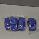 Blulu 4 Pack Ski Carrier Straps Adjustable Shoulder with Cushioned Fastener Tape Strap Loop Strong for Adults Kids (Blue)