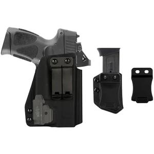 Taurus G2C/G3C IWB Optic Holster Right Hand fits Taurus PT111/140/G2/G2C/G3C w/Olight PL-Mini 2 Valkyrie Light | Cut for RMR Optic Ready Holster & Universal 9/40 Double Stack Mag Carrier