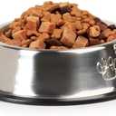 5 x Stainless Steel Non-Skid Pet Dog Water and Food Bowl, 2-Pack (10 x 2.8 Inches), Each Holds Up to 4 Cups