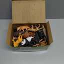 Safari Animals Figures Toys, Realistic Wild Zoo Animal Figurines, Plastic African Jungle Animals Playset for Kids Toddlers, 21Pcs Safari Toys Birthday Gifts for Boys Girls