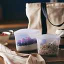Stasher Premium Silicone Reusable Food Storage Bags, 5-Pack, Rainbow, Multi-Use Food Storage Bags, Lunch Bag, Travel Containers, BPA Free, Leak-free, Dishwasher-Safe, Eco-friendly | Reusable Food Bags