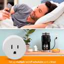 Lloyd's WiFi Smart Plug, Compatible with Alexa and Google Home, Set Timers and Schedules from App, No Hub Required, for 2.4 GHz Networks (4-Pack)