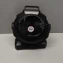 Sireck 40000mAh Battery Powered Camping Fan,12-Inch Portable Personal Fan with Remote,LED Lantern, 6 Speeds,Timer,Auto Oscillation,Digital Display Cordless Tent Fan (Black)