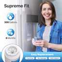 ICEPURE UKF8001 Compatible with Whirlpool EDR4RXD1, 4396395, Maytag UKF8001, UKF8001AXX, EveryDrop Refrigerator Water Filter 4, RFC0900A, UKF8001AXX-200, UKF8001P, 469006, PUR, Puriclean II, Pack of 3