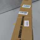 HESTIA No Drill Cordless Blackout Roller Shades, White, 46.5" W x 72" H