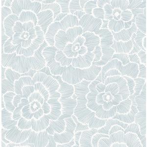 NuWallpaper by WallPops NUS4048 Saraya Peel & Stick Wallpaper, Blue