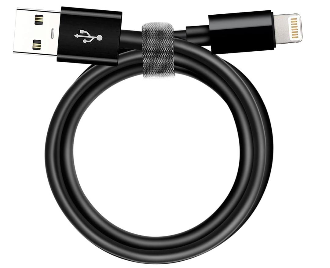 Car Carplay Apple Cable, USB A to Lightning Cable for iPhone 14, 14 pro max,13,Plus,SE 2nd/12/11/Xs/XR, iPad 4/5/ 6/7/ 8, Mini 2/3/4/5, Air 2/3 Charger Cord, Car Charging Cable (Black)