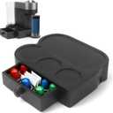 Riser Stand for Nespresso Vertuo Pop+, with Coffee Pod Drawers Organizer - Elevated Base Fits Tall Mugs (Up to 7.48" H), Coffee Station for YETI Rambler & Stanley 20oz Cups - For Pop+ ONLY (Not Pop)
