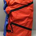 Giant 4 Row Game with Carrying Bag and Mesh Fabric .Giant 4-to-Score Game Set Suitable for Indoor and Outdoor Holiday Parties and Family Gatherings. Blue red, Large