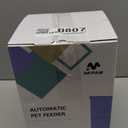 IMIPAW Automatic Cat Feeders, 3L Timed Cat Dry Food Dispenser with Desiccant Bags, Dual Power Supply, Programmable Portion Size, 6 Meals, 20 Portions Per Day, Auto Pet Feeder for Cats and Small Dogs (White)