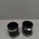 Flexible PVC Pipe Coupling with Rubber Hose Clamps for Flex Coupling 2 Inch Nominal Pipe Drain Repair,Dust Hose,Plumbing Connection,Cast Iron,Plastic Pipe UpgradePVC Condensate plumbing rubbercoupling