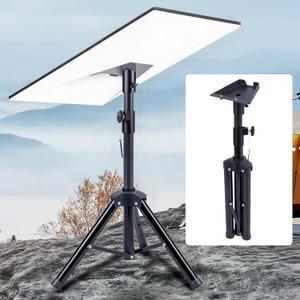 Starlink Gen 3 Tripod Stand, Adjustable Tripod Mount with Pipe Adapter, Portable Starlink Tripod Mounting Kit for Starlink Gen 3 Dish RV Camping Outdoor, RV Travel (Supports 130lbs)