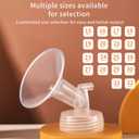 17mm Flange and Duckbill Valve Compatible with Spectra S1/S2 and 9 Plus Not Original Spectra Pump Parts Replacement