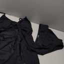 Aidonger Tankini Swimsuits for Women Tummy Control Twist Front V Neck Bathing Suits Two Piece Flowy Swimwear with Shorts (Large, Black)