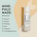 The Honest Company Silicone-Free Conditioner, Gentle, Hypoallergenic, Naturally Derived Ingredients, Fragrance-Free for Sensitive Skin, 10 fl oz