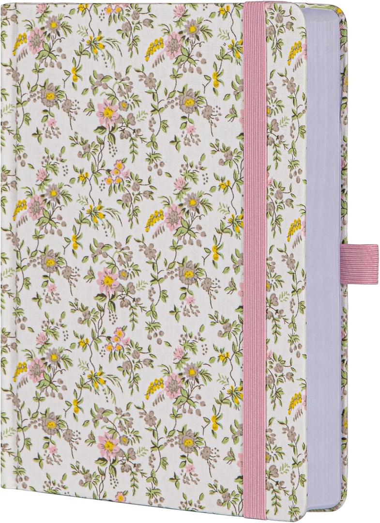TIEFOSSI Lined Journal Notebook for Women, A5 College Ruled Notebook for Writing, 316 Numbered Pages Thick Paper, Daily Journal, for Work Home School, Note Taking, Business, 8.4 X 5.8 In (Pink)