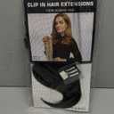 Rose bud Clip in Hair Extensions REMY Human Hair 8Pcs 18 Clips 60g/Set 10 Inch Jet Black