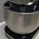 Kitchen in the box Stand Mixer,3.2Qt Small Electric Food Mixer,6 Speeds Portable Lightweight Kitchen Mixer for Daily Use with Egg Whisk,Dough Hook,Flat Beater (Black)