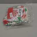 HOWAF 97pcs Christmas Candy Cane Party Supplies Tableware Set, Christmas Peppermint Candy Disposable Dinnerware for 12 Guest-1 Candy Cane Table Cover 12 Candy Cane Plates Cups Knife Fork Spoon Napkins