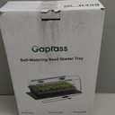 60 Cell Self-Watering Seed Starter Tray with Grow Light and Heat Mat,Seed Starter Kit,Humidity Domes,Auto Timer,Flexible Brightness Seedling Starter Trays for Seed Starting & Seeds Growing