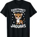 Cute Jaguar Lover Adults or Kids Boys Girls Jaguars T-Shirt Kids 4