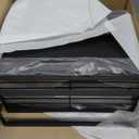 2 Pack Pull Out Spice Rack Organizer for Cabinet, 2 Tier Metal Slide Out Seasoning Organizer and Storage Heavy Duty Vertical Spice Rack Shelf Pullout for Kitchen Cabinets No Drilling (Black)