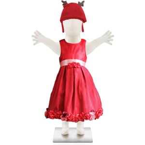 DoubleFill 1 Pc Kids Mannequins 1 Year Old Baby Mannequin Foam Toddler Torso for Child Dress Form Detachable Full Body Manikin with Removable Head, 30.7 Inches in Height