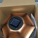 Solar Bird Feeders for Outdoors Hanging - Premium Grade Metal Bird Feeder, Chew-Proof, Weather and Water Resistant Wild Bird feeders, Outside and Garden Decoration-New