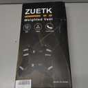 Weighted Vest, 6lb/8lb/12lb/16lb/20lb/25lb/30lb Weight Vest with Reflective Stripe, Weighted Vest for Men Women Workout Equipment for Strength Training, Running, Jogging, Fitness, Weight Loss (Blue with Bag, No Mesh Pocket)