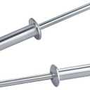 250 PCs 5/32'' x 3/4''Aluminum Blind Rivets, Pack of 250 CT 4mm x 20mm Pop Rivets with Aluminum Grip and Steel Mandrel (Silver)