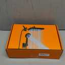 Starry Sky 12.2" Rain Shower Head with Handheld Spray Combo, High Pressure Rainfall Shower Head, Height Adjustable Dual Shower Head, Luxury Waterfall Showerhead Bathroom | Air-in Tech (Midnight Black)