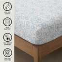Urban Lifestyle 3-Piece Twin Sheet Set, Baby Blue Coquette Bow Design, Includes Top Sheet, Fitted Sheet & Pillowcase, Soft and Stylish Bedding for Kids or Teen Bedroom