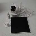 Cinnado 4G LTE Cellular Security Camera-No WiFi Outdoor Camera Wireless with 5W Solar Panel, 2K 360 Color Night Vision, PIR Motion, TF Card Storage, Works with Alexa, SIM Card Included, B6 4G 1P