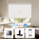 Smart Hub for Motorized Blinds Compatible with Alexa, Google Assistant, SmartThings, USB-Aport Integrated, Control up to 20 Motors, Wi-Fi 2.4GHz to Sub-1G 433MHZ, Black