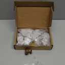 10 Pack Kitchen Cabinet Knobs Antique Brass, Retro Round Drawer Pulls for Bathroom Dresser and Hardware (Single Hole Knobs)