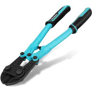 DURATECH 14-inch Heavy Duty Bolt Cutter for Rods, Bolts, Rivets, Chains, and Steel Wires, Bi-Material Ergonomic Rubber Grip Handle, Chrome Vanadium Steel Forged Blade