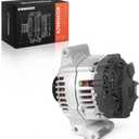 A-Premium Alternator Compatible with Chevrolet Malibu 2004-2005 L4 2.2L, Malibu 2006-2008 L4 2.2L & Saturn Ion 2006-2007 L4 2.4L, 12V 115A CW 5-Groove Pulley, Replace# 15781434