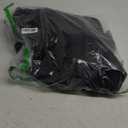 Ebifin Men's Notch Lapel Double Breasted Long Trench Coat Casual Cotton Blend Peacoat (Large, Black)