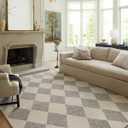 Loloi Chris Loves Julia Francis Collection FRA-01 Beige/Charcoal 8'-6" x 12' Area Rug