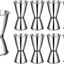 9 Pieces Jigger Bartending Double Cocktail Japanese Measuring | 2 oz 1oz Professional Liquor Cup Bartender, Supplies Home, Party Bar, Tool, Living Room Accessory, Kitchen Organization