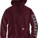 Carhartt Men's 106388 Rain Defender Loose Fit Midweight 1889 Graphic S (Medium, Port)